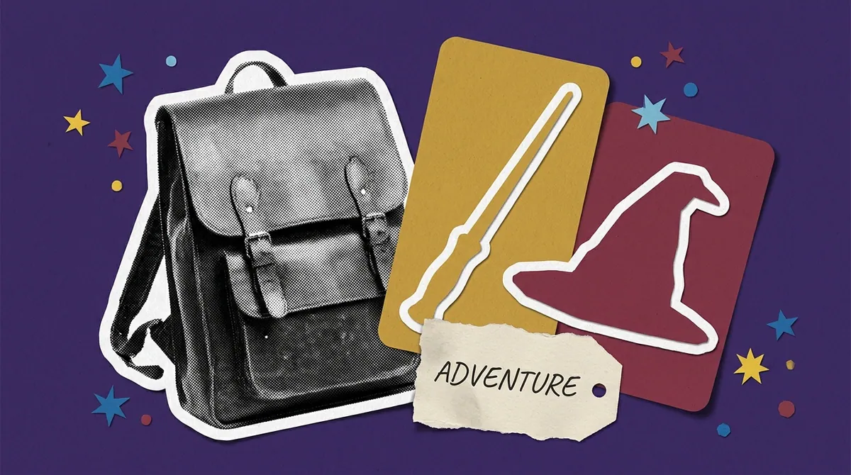 Illustration for American Tourister's Harry Potter collection in India