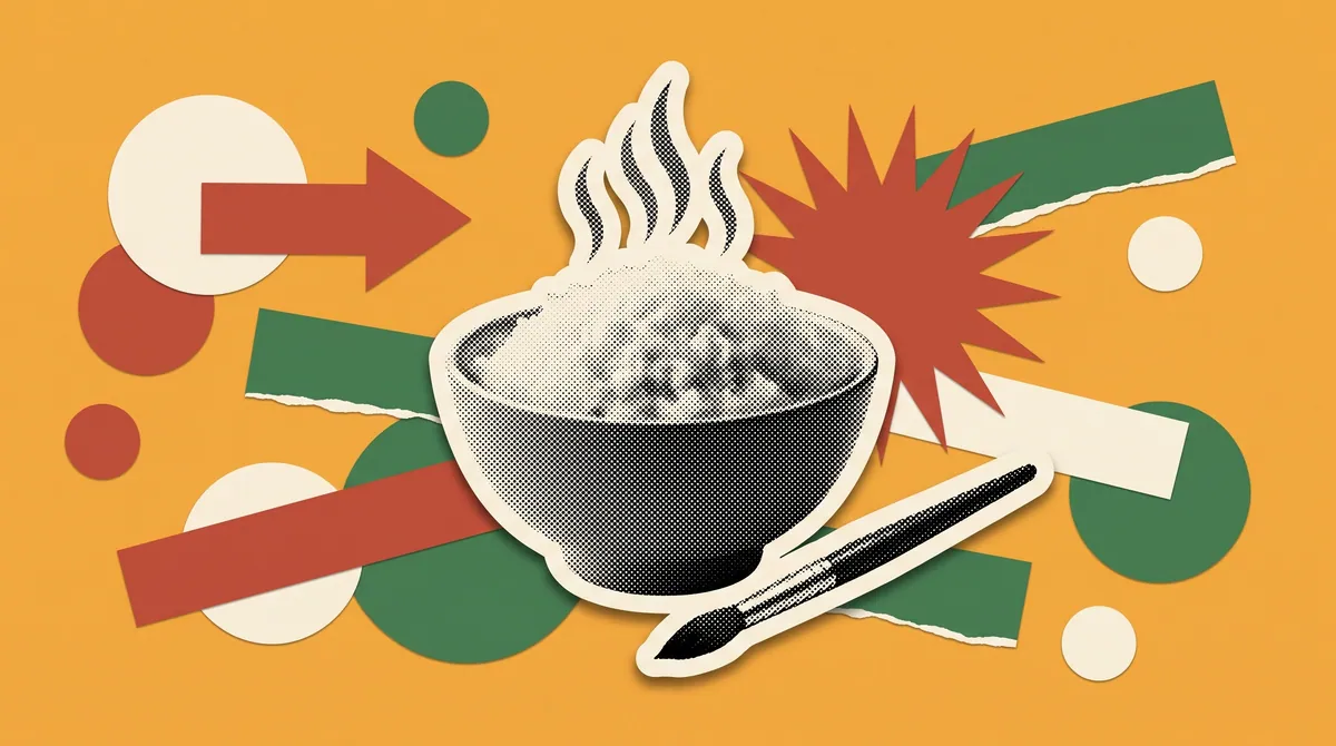 Illustration marking BBDO India's integrated creative mandate for LT Foods' Daawat