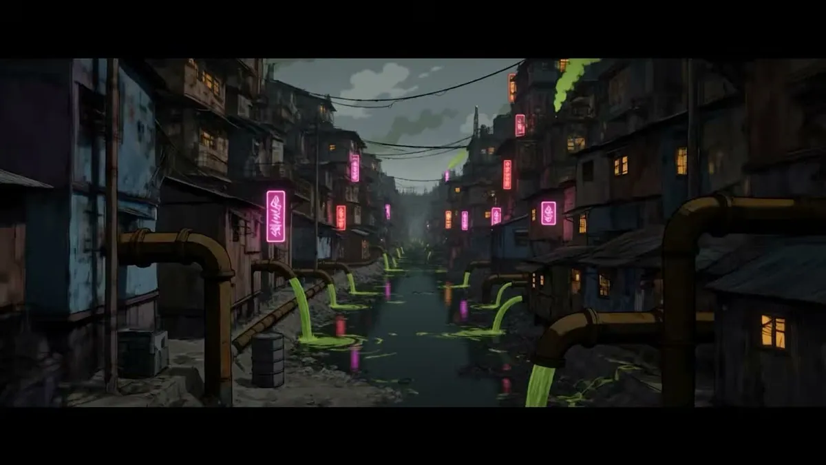 A frame from the trailer for The Dwarka Project
