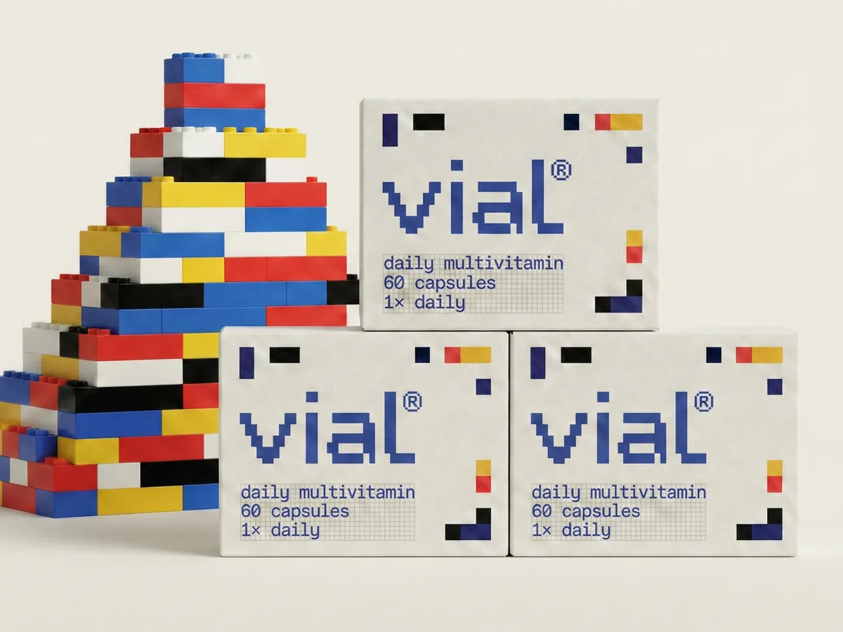 Each geometric unit represents an individual nutrient, distinct yet always part of a larger whole