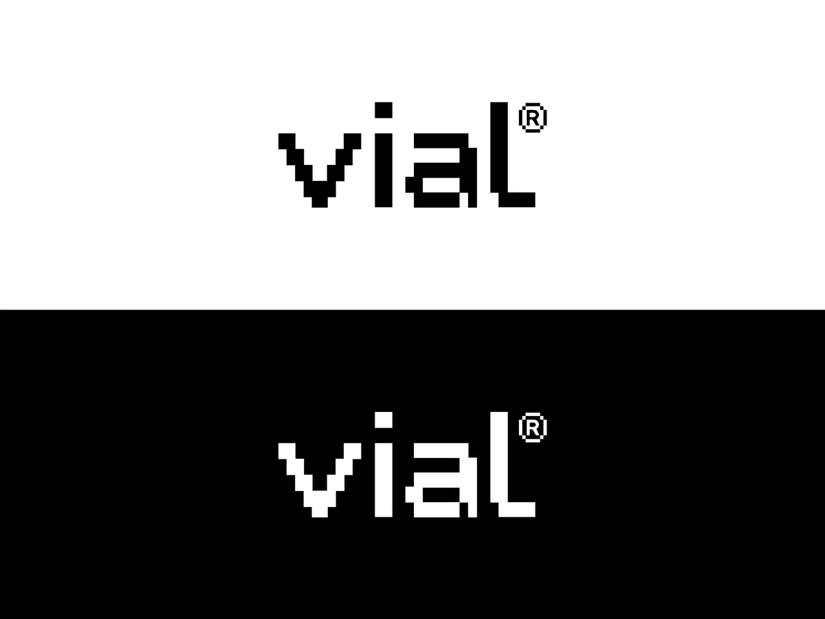 The mark in positive and negative