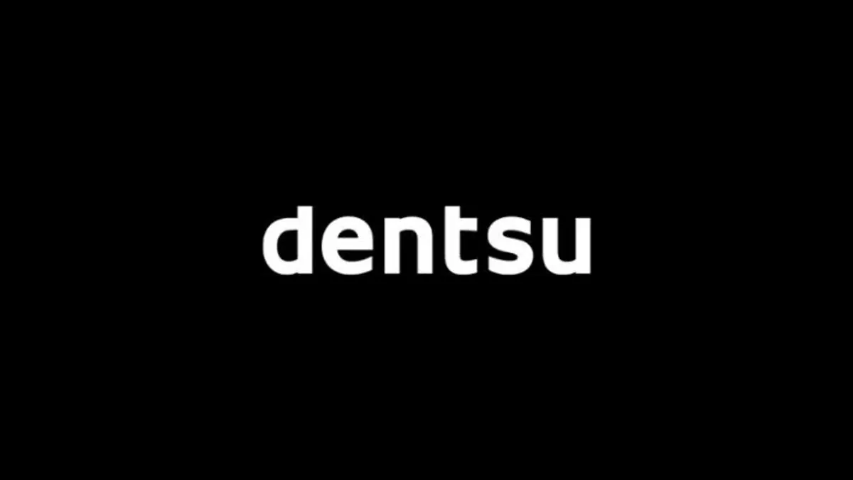 The dentsu logo, for the launch of dentsu Performance Studio in India