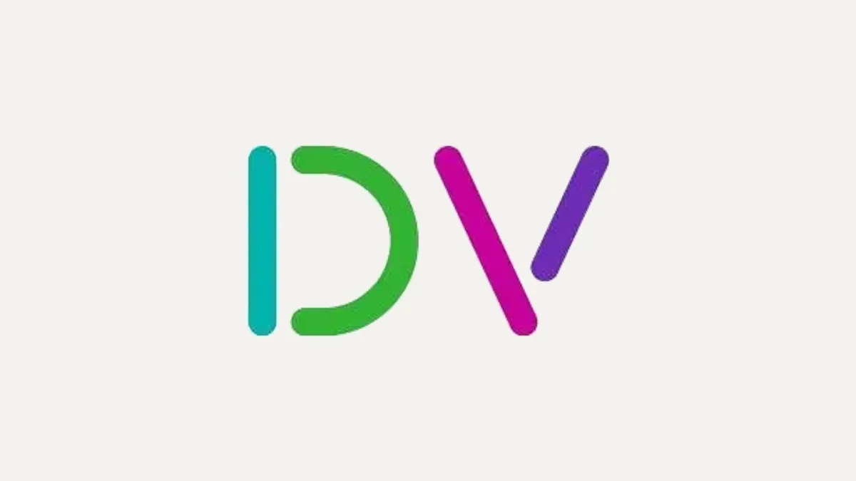 The DoubleVerify DV logo, for the launch of Ask Neura