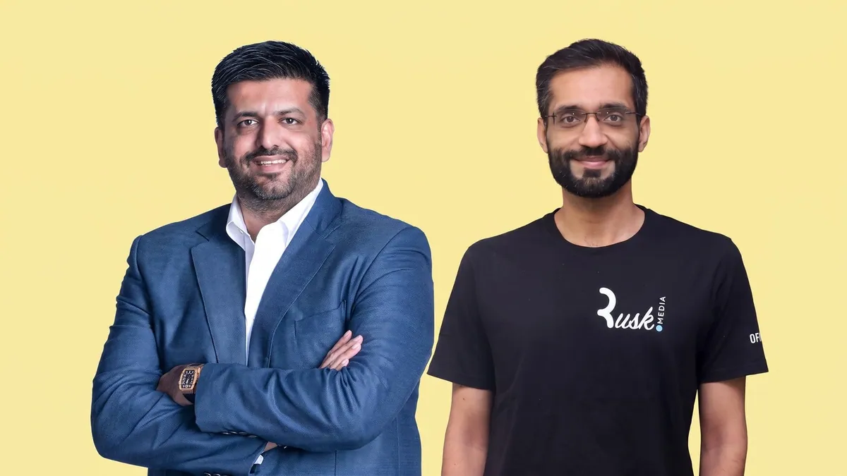 Aditya Pittie of The Epic Company and Karanvir Sofat of Rusk Media, whose companies are partnering on a slate of fifty vertical drama series