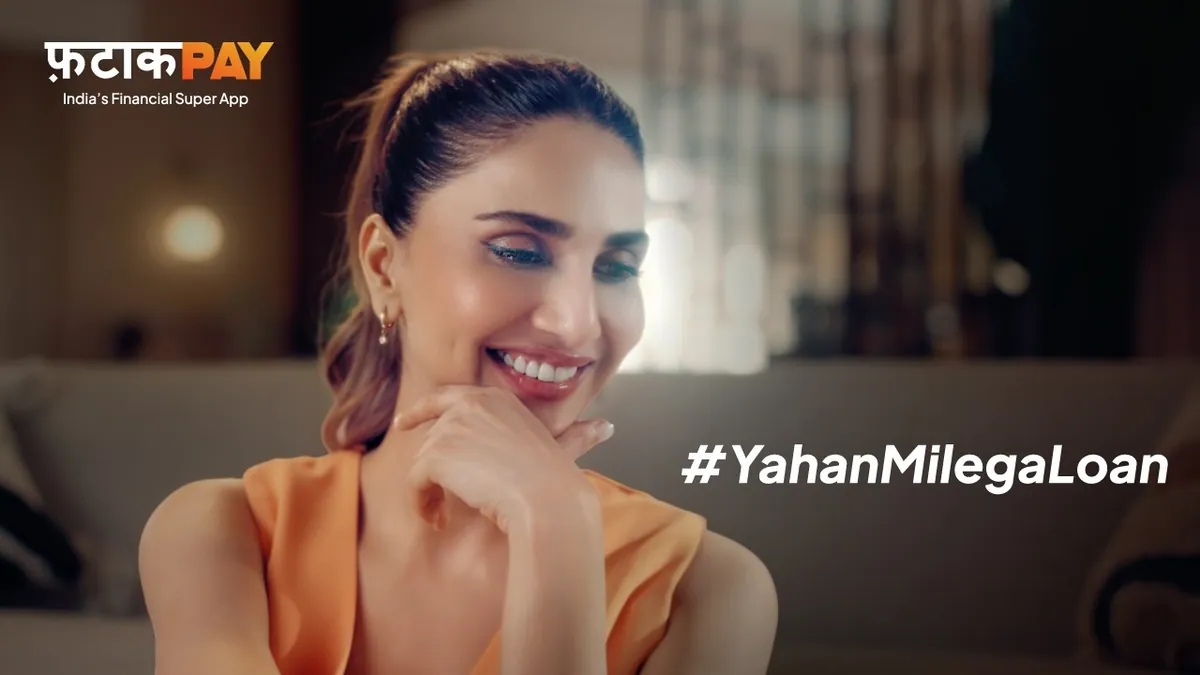 Vaani Kapoor in FatakPay's Financial Super App campaign film, Poore India ko Yahan Milega Loan