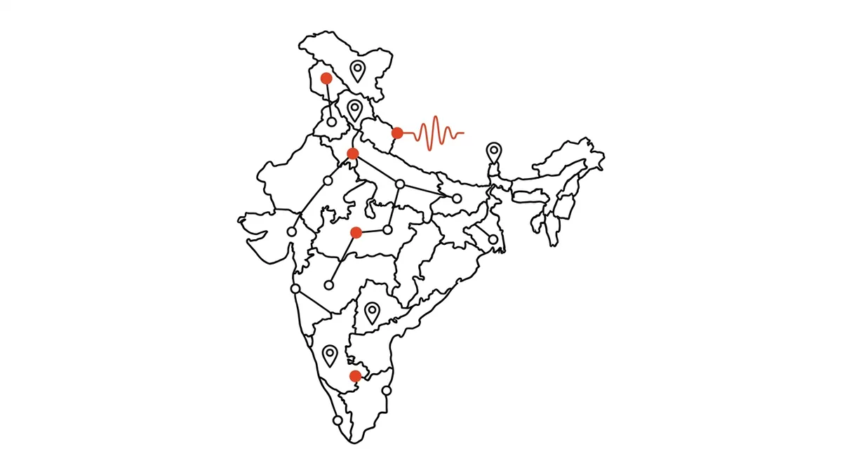 Illustration of INNOCEAN India's AI STUDIO hyperlocal marketing platform