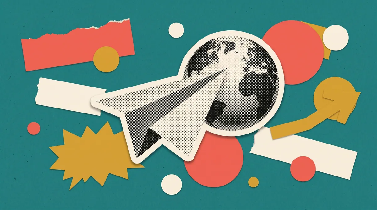 Illustration marking Qantas Group's expanded media remit with OMD across seven Asian markets