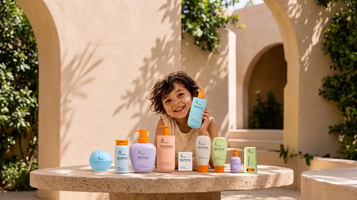 R for Rabbit's BioMimic range of ten skincare, bath, oral care and grooming products for children