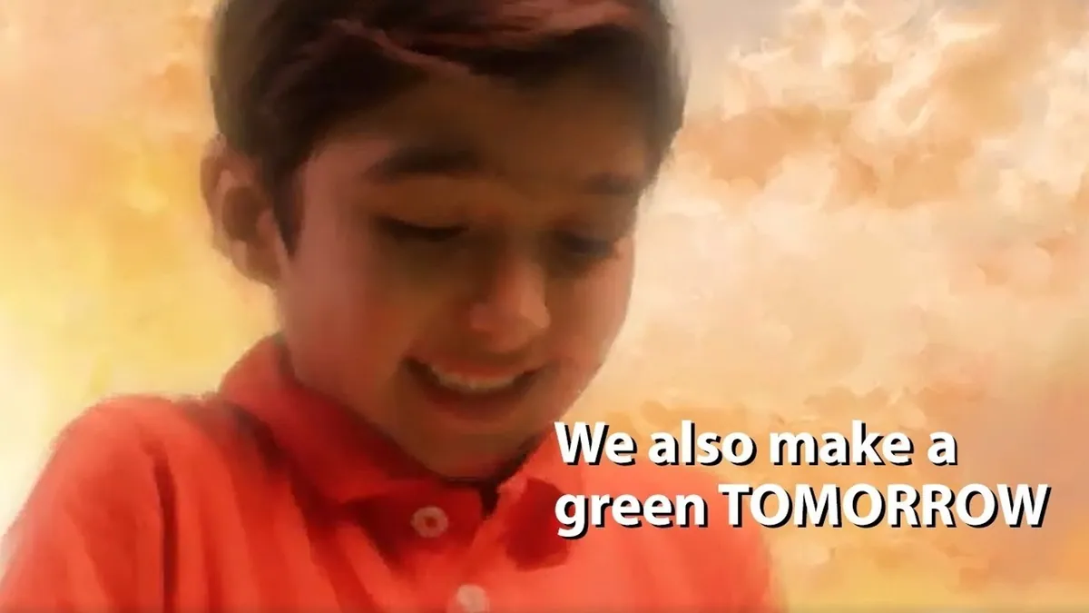 A frame from Tata Steel's Recycle of Life film, part of the We Also Make Tomorrow platform