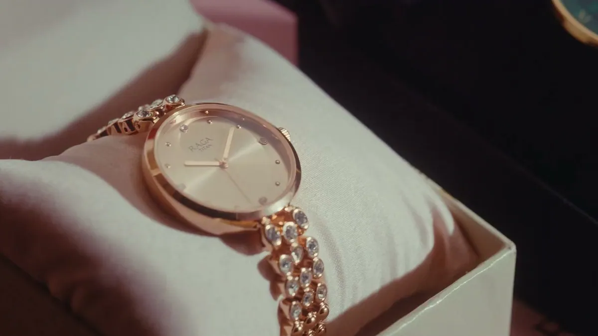 A still from the Titan Corporate Gifting film The Joy That Lasts